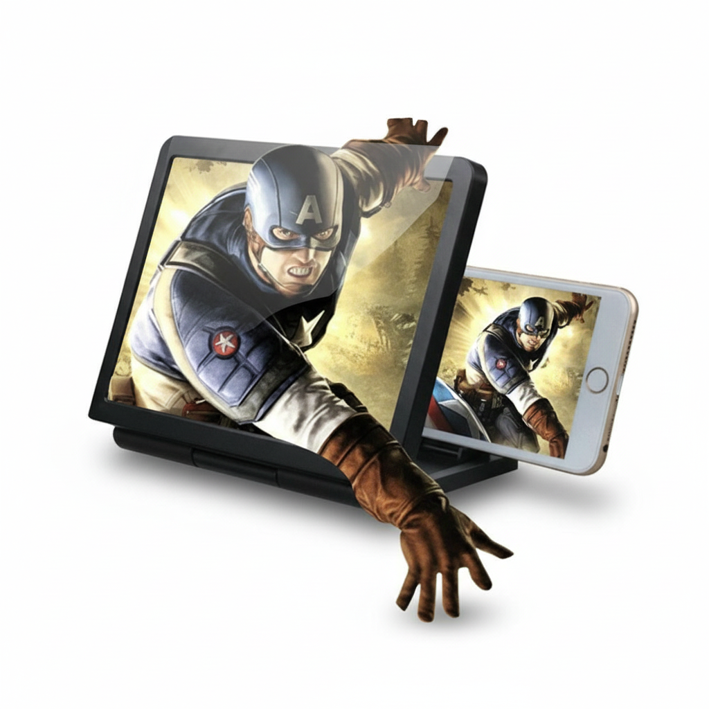 NEW 3D Screen Amplifier Mobile Phone HD Screen Video Glass Stand Magnifier For Phone Enlarged Screen Phone Stand Bracket